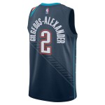Maillot NBA Oklahoma City Thunder Shai Gilgeous-Alexander Nike 2025-26 City Edition Noir Swingman - Homme
